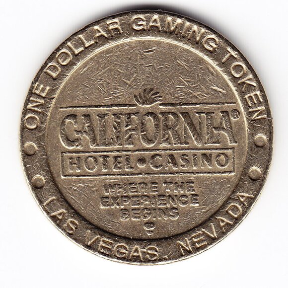 California Hotel & Casino Las Vegas $1 Gaming Token (b18) - Picture 1 of 2